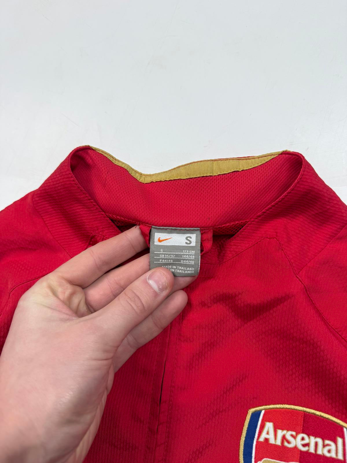 Vintage Arsenal 2008/09 Nike football track jacket (S)