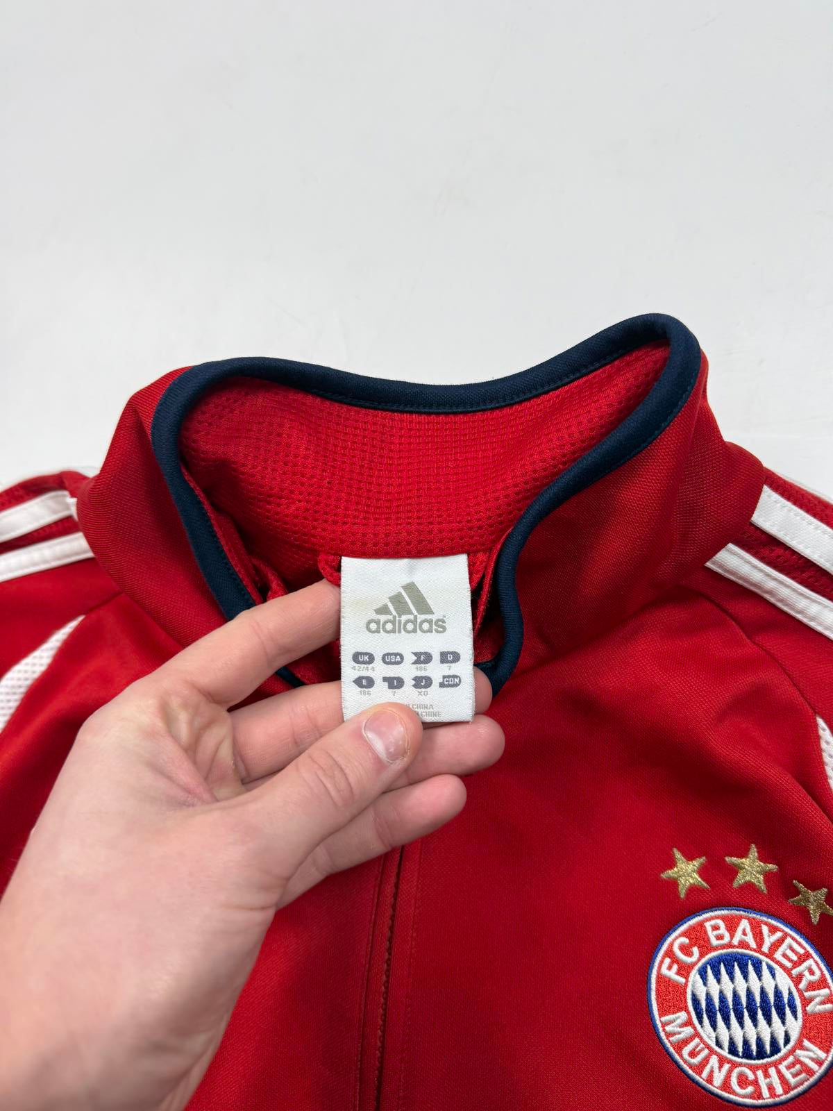Vintage Bayern Munich 2006/07 Adidas football track jacket (XL)