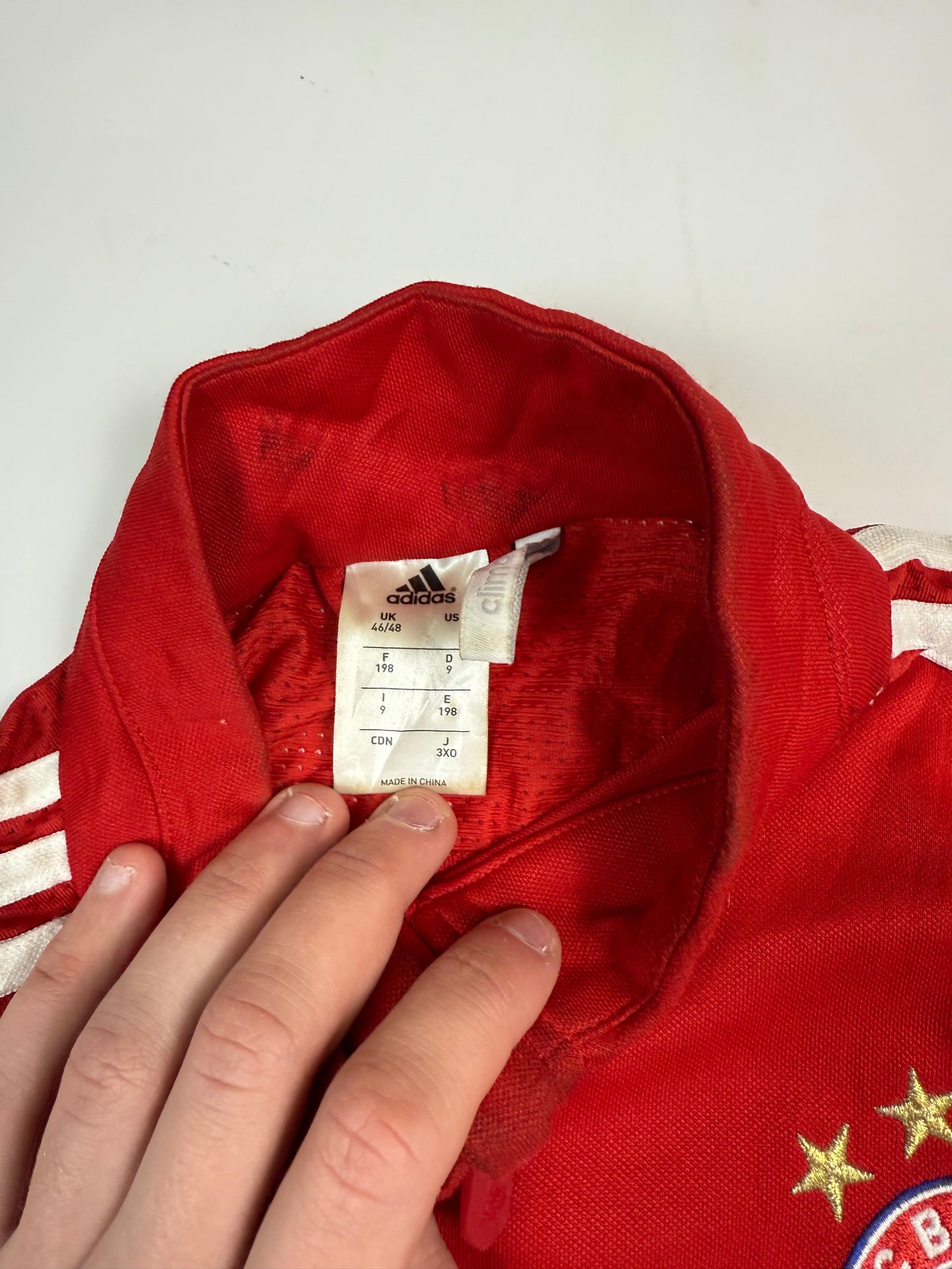 Bayern Munich 2013/14 Adidas football track jacket (XL)