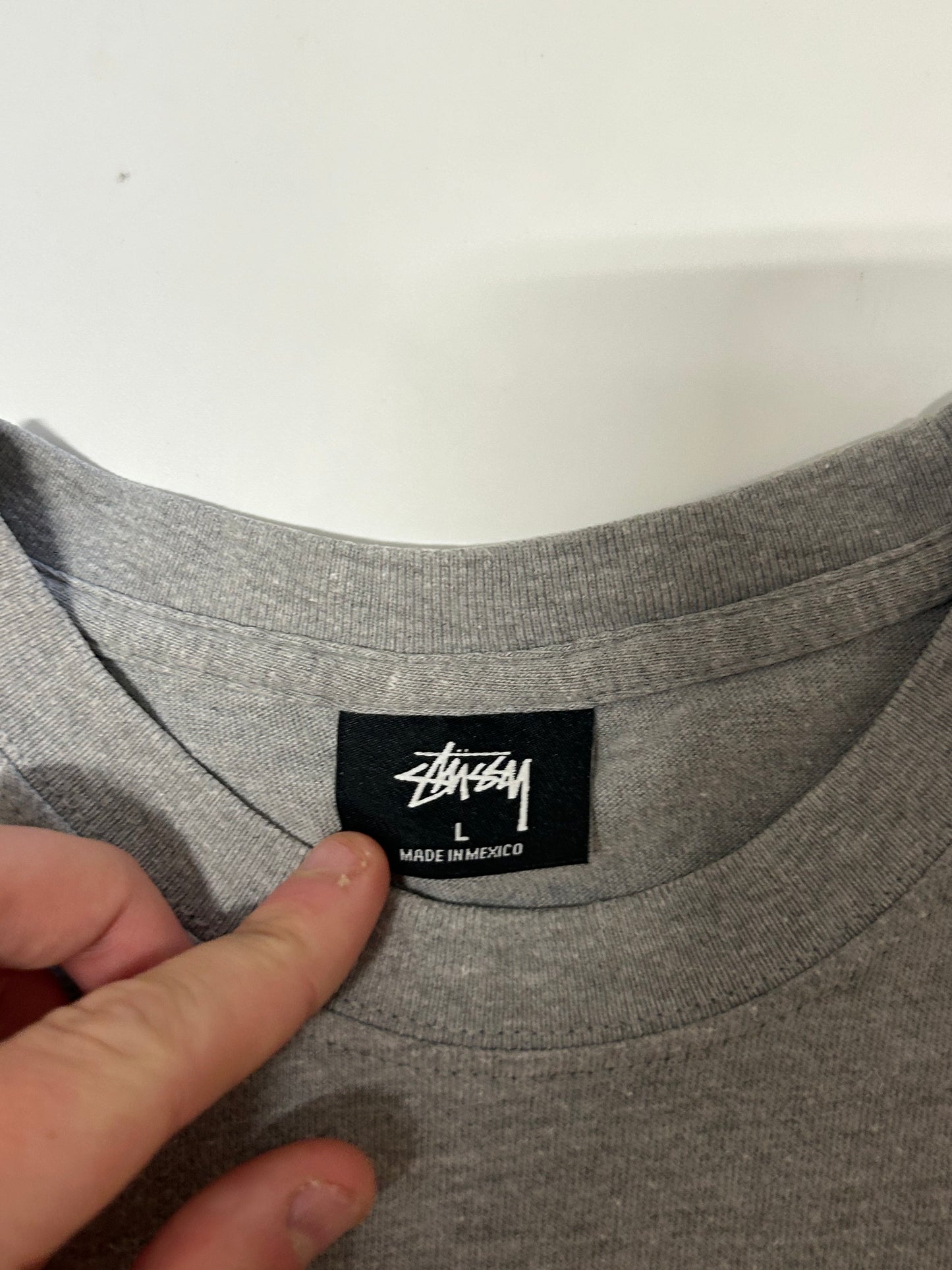Stussy centre logo tee (L)
