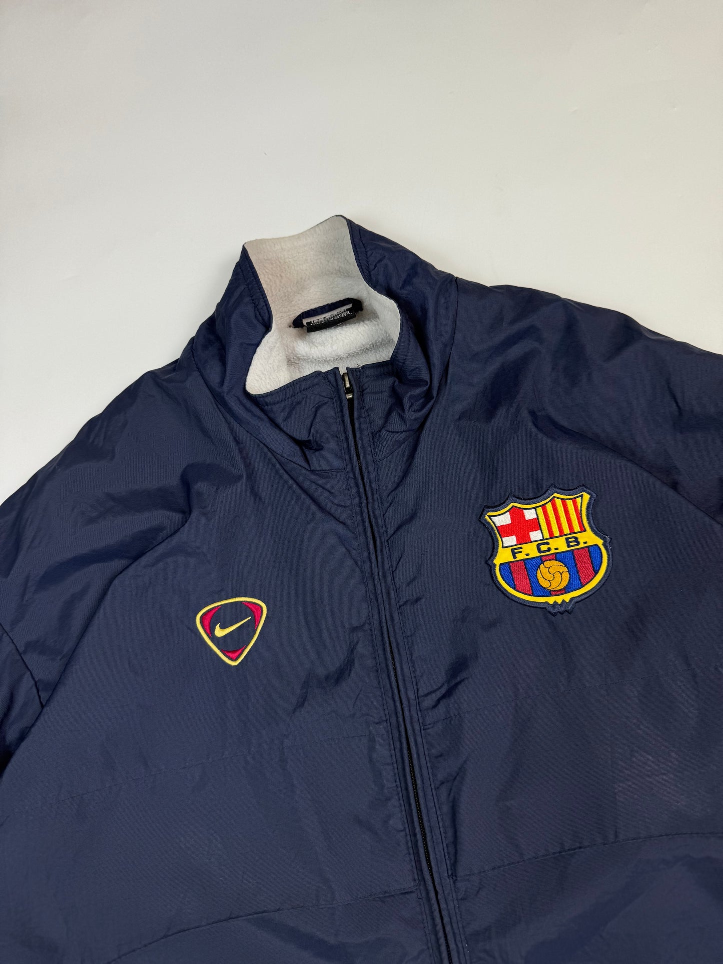 Vintage Barcelona 2000/01 Nike bench coat (M)
