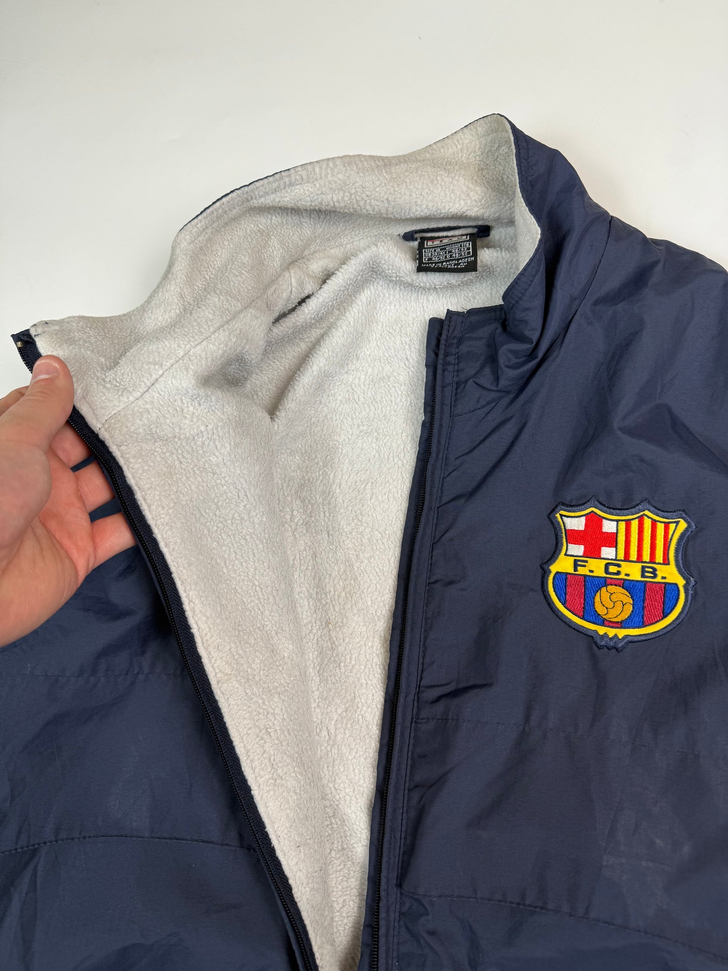 Vintage Barcelona 2000/01 Nike bench coat (M)
