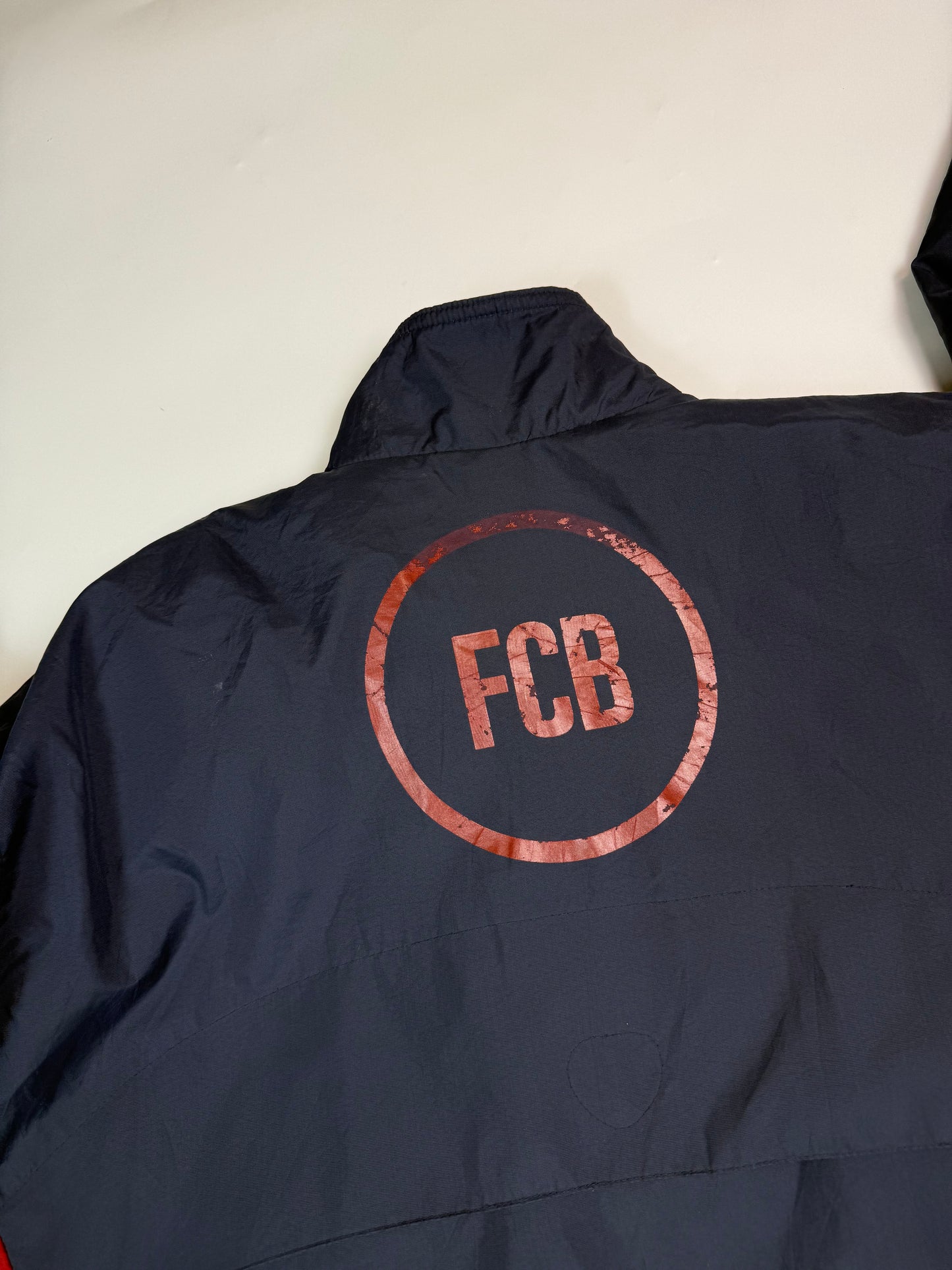 Vintage Barcelona 2000/01 Nike bench coat (M)