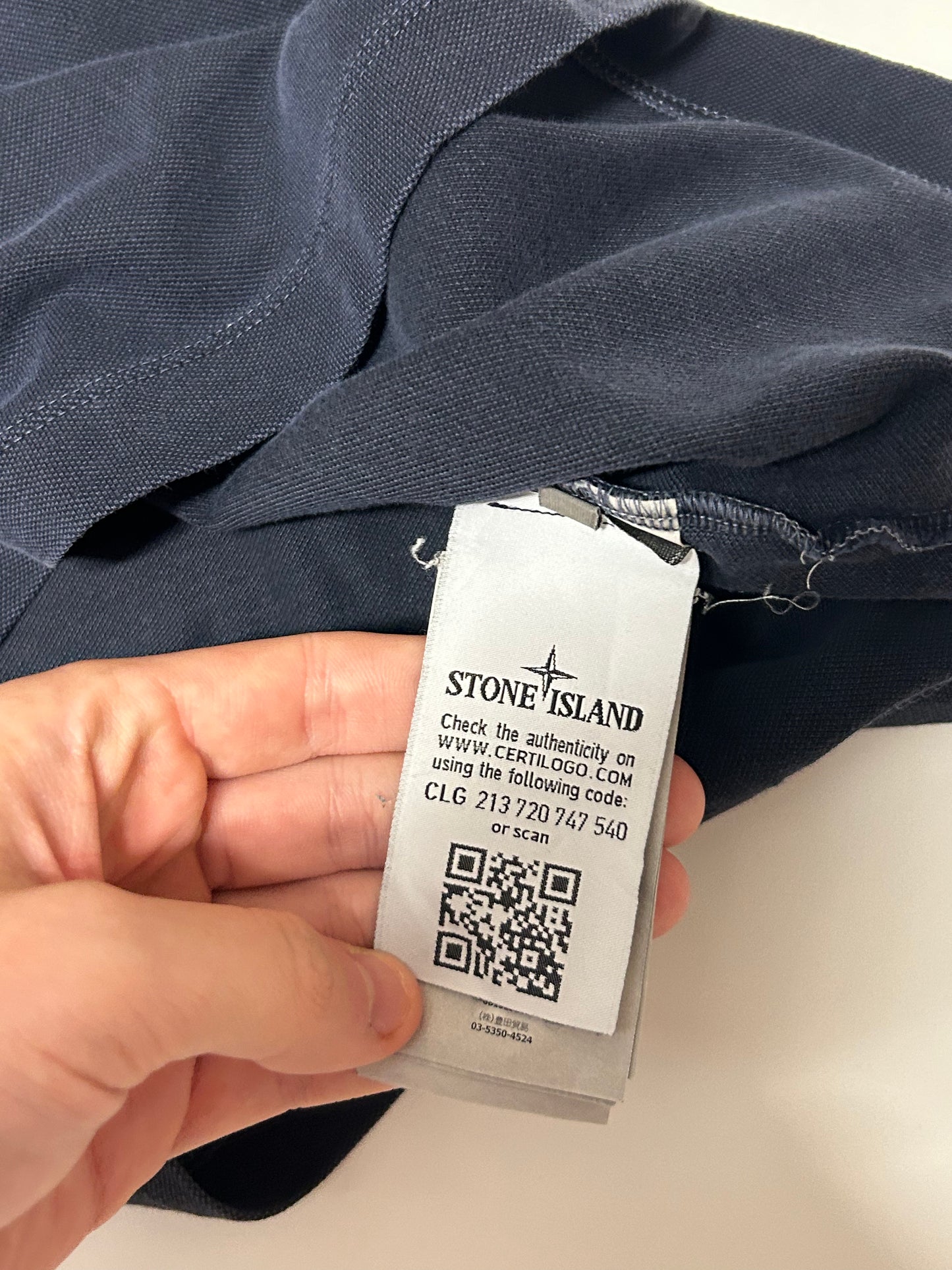 Stone Island pigment dye tee (L)