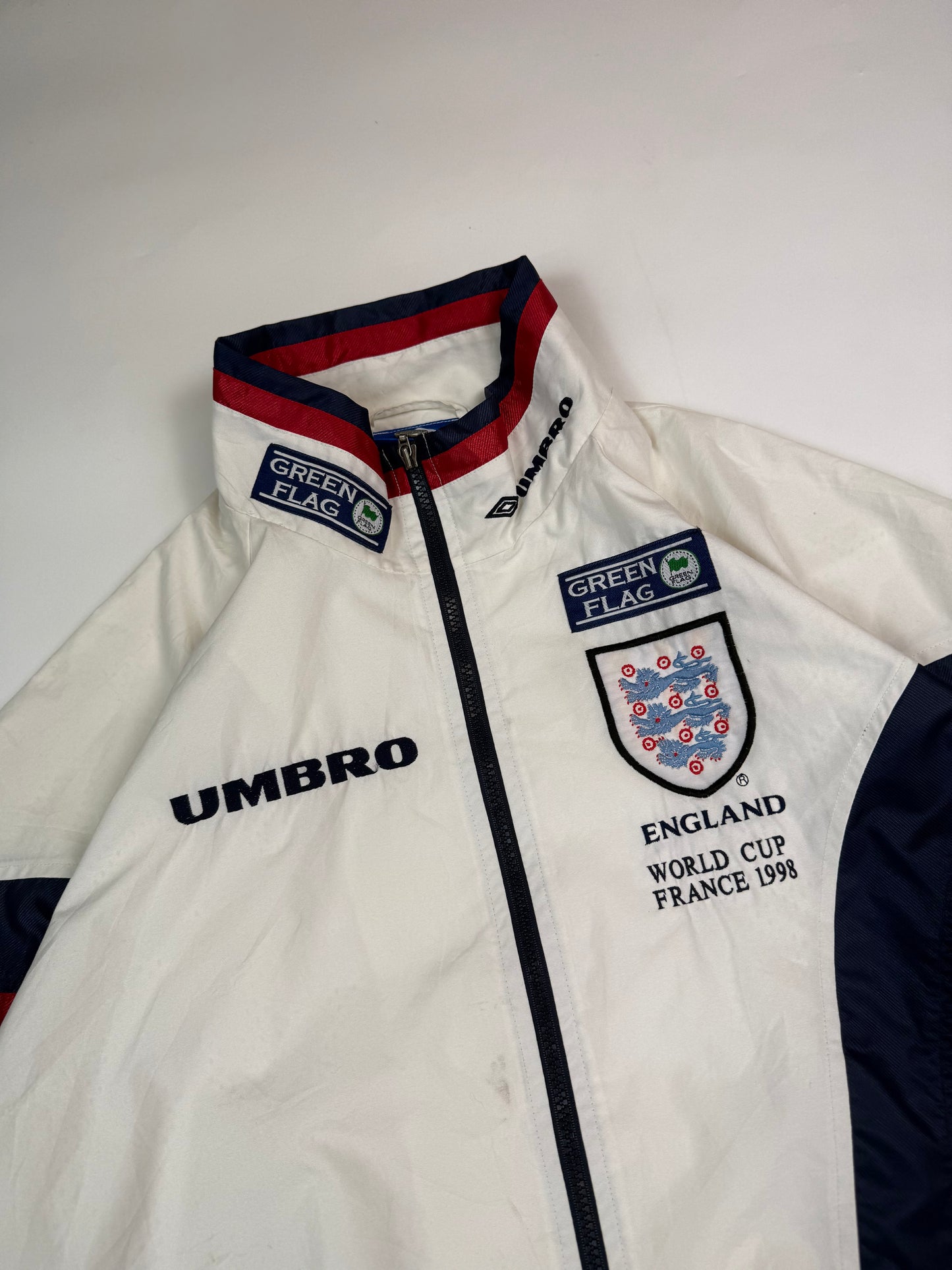 Vintage England 1998 world cup Umbro football track jacket (XL)