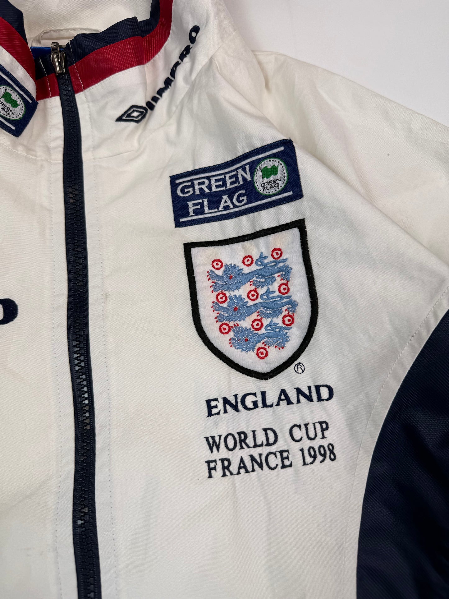 Vintage England 1998 world cup Umbro football track jacket (XL)