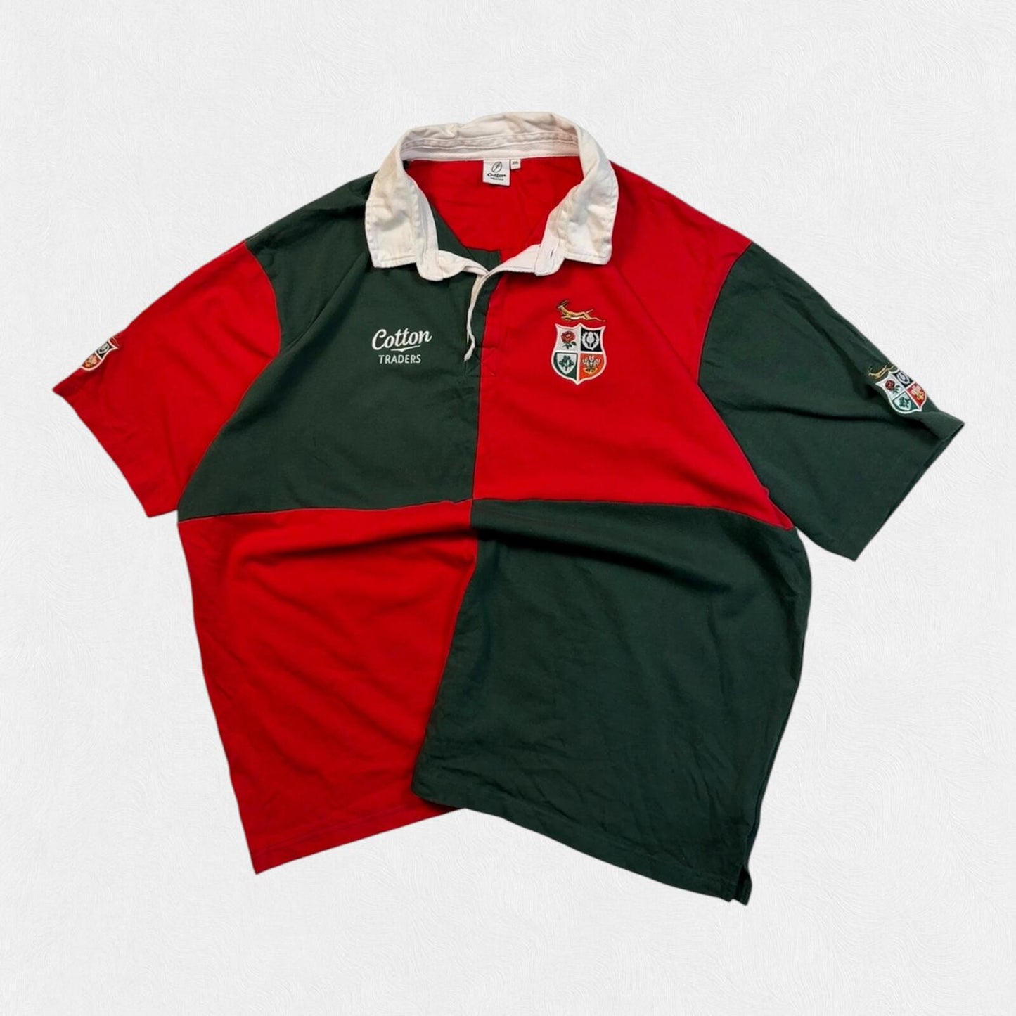 Vintage South Africa Lions tour 2009 Cotton Traders rugby shirt (3XL)
