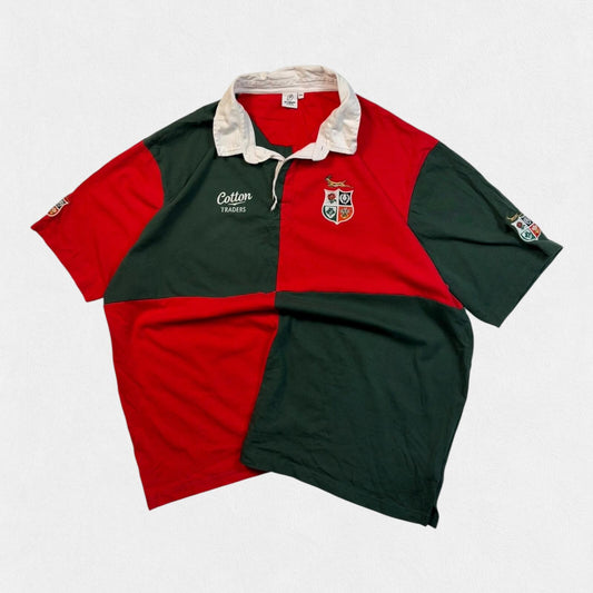 Vintage South Africa Lions tour 2009 Cotton Traders rugby shirt (3XL)