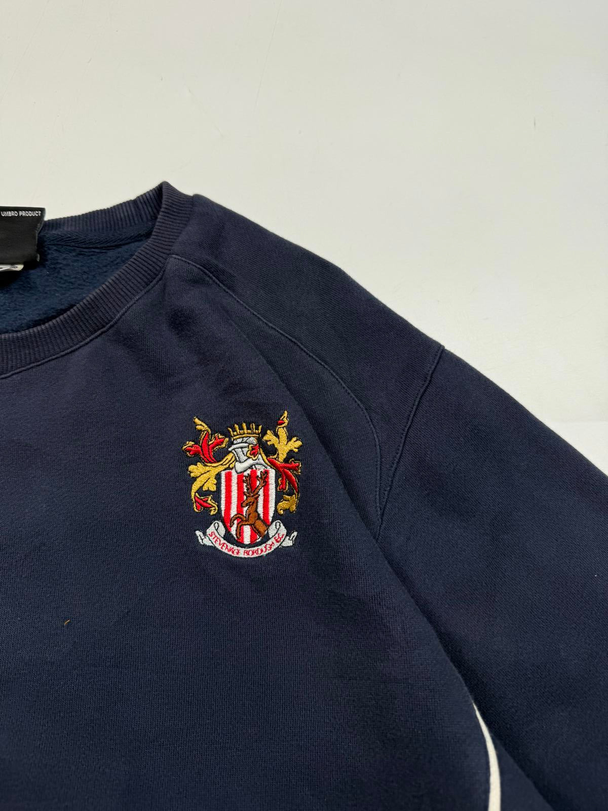 Vintage 2000s Stevenage Umbro football sweatshirt (L)