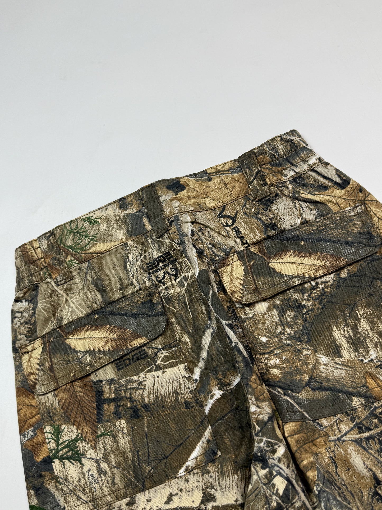 Real tree camo baggy cargo pants (W28)