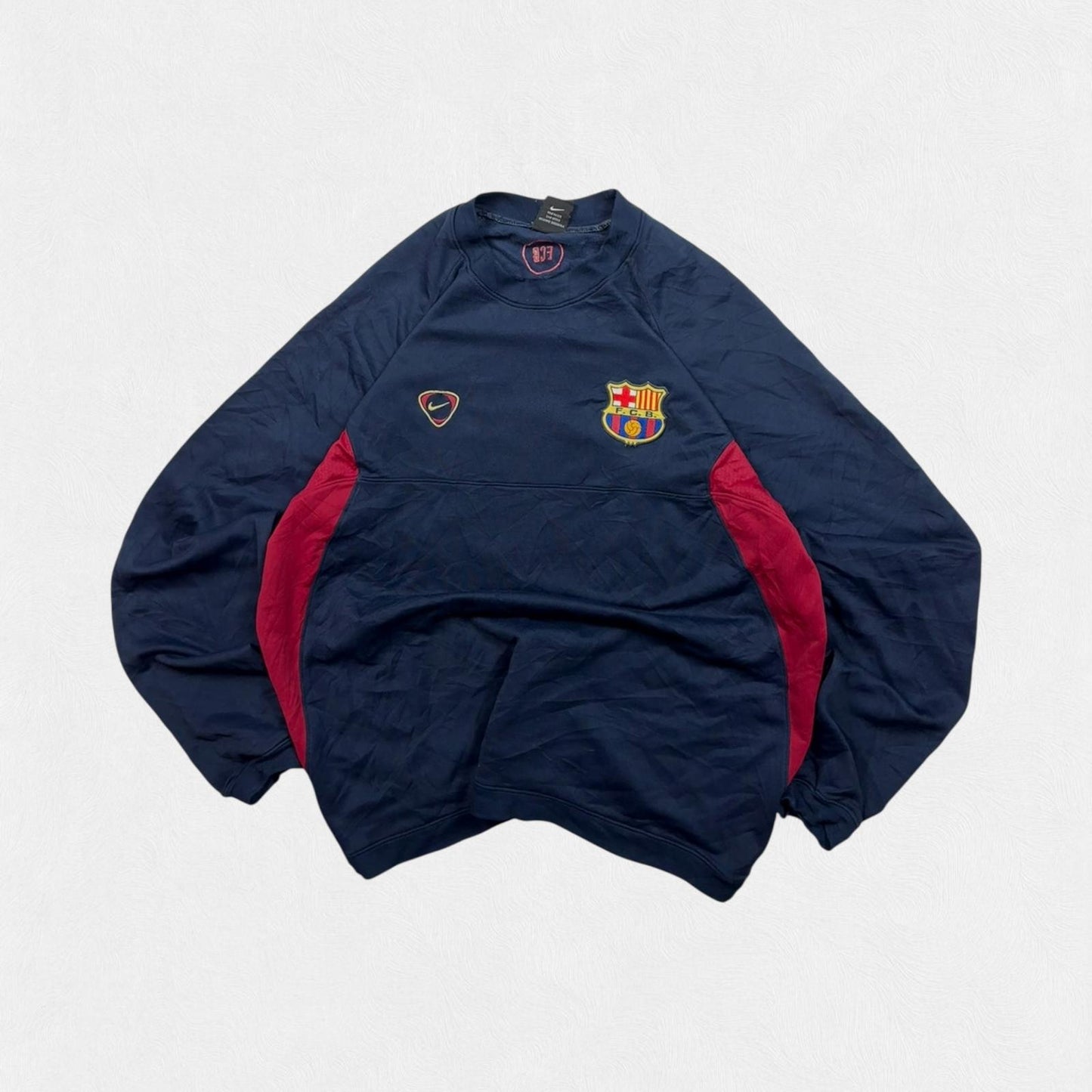 Vintage Barcelona 2000/01 Nike football sweatshirt (XL)
