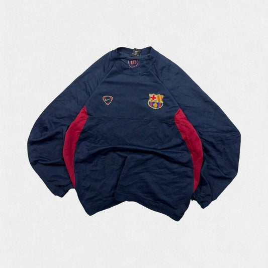 Vintage Barcelona 2000/01 Nike football sweatshirt (XL)
