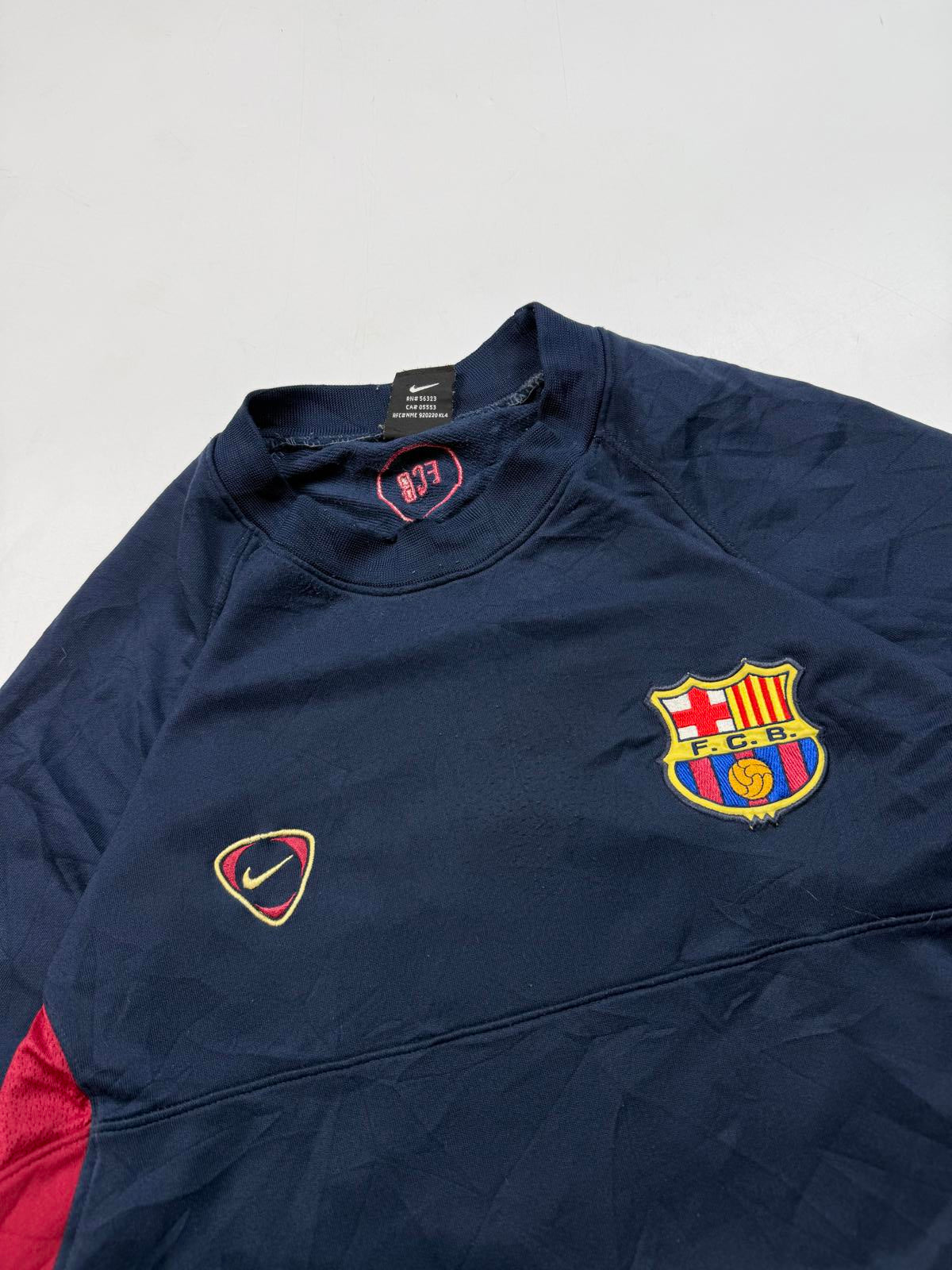Vintage Barcelona 2000/01 Nike football sweatshirt (XL)