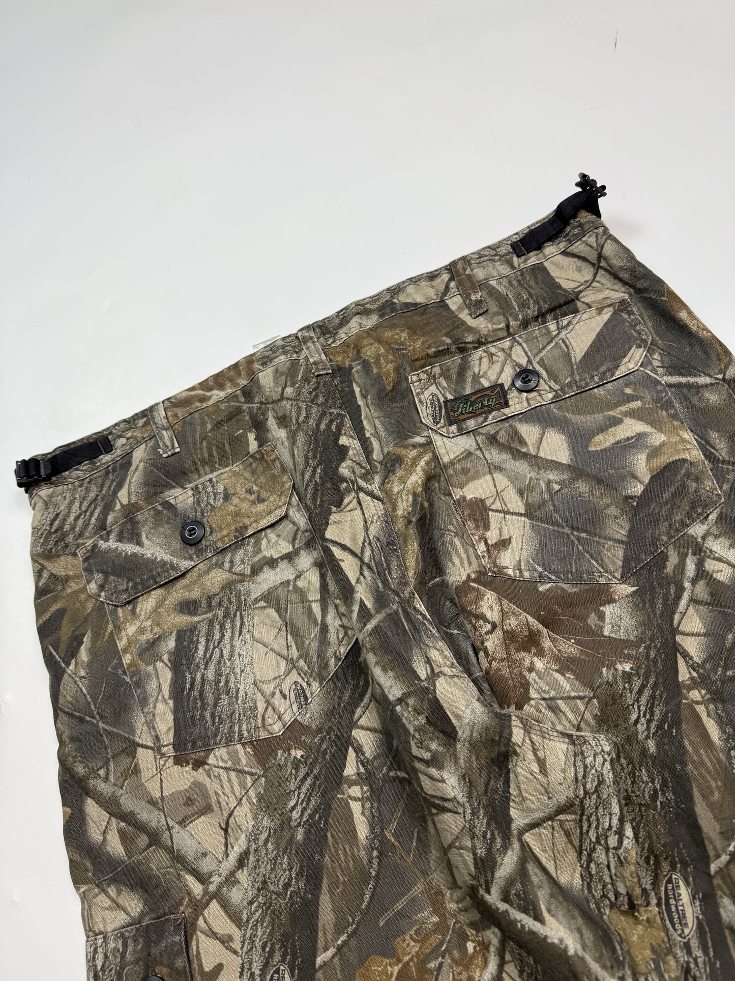 Vintage Liberty real tree baggy parachute pants (W40)
