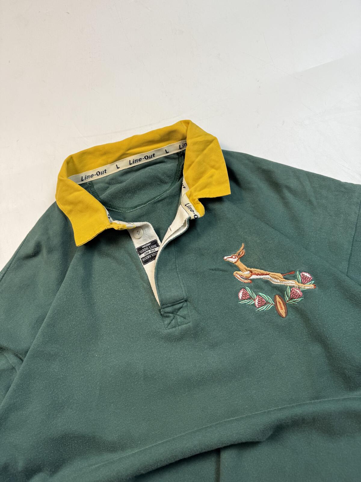 Vintage 90s South Africa springboks rugby shirt (L)