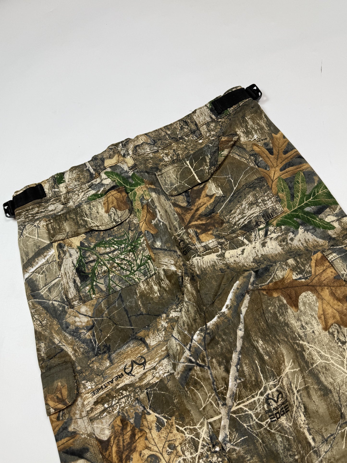 Real tree camo baggy cargo pants (W34)