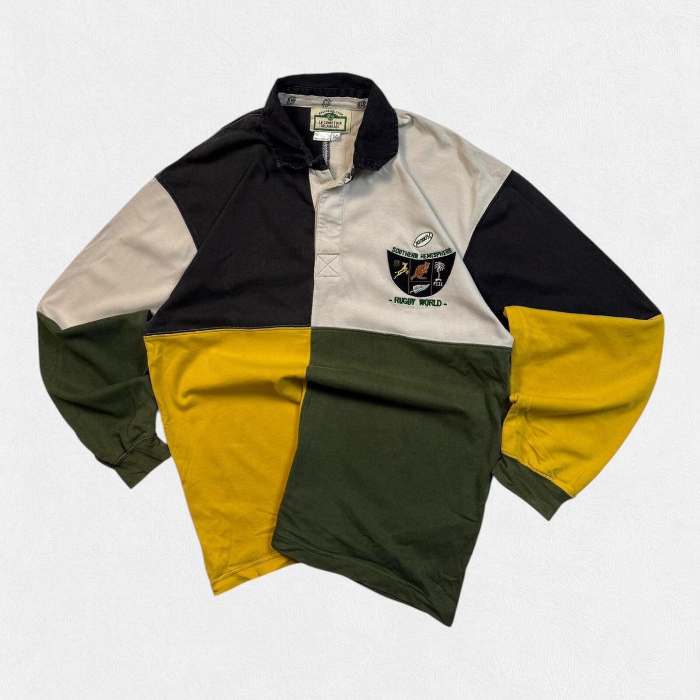Vintage 90s southern hemisphere nations tour rugby shirt (M)