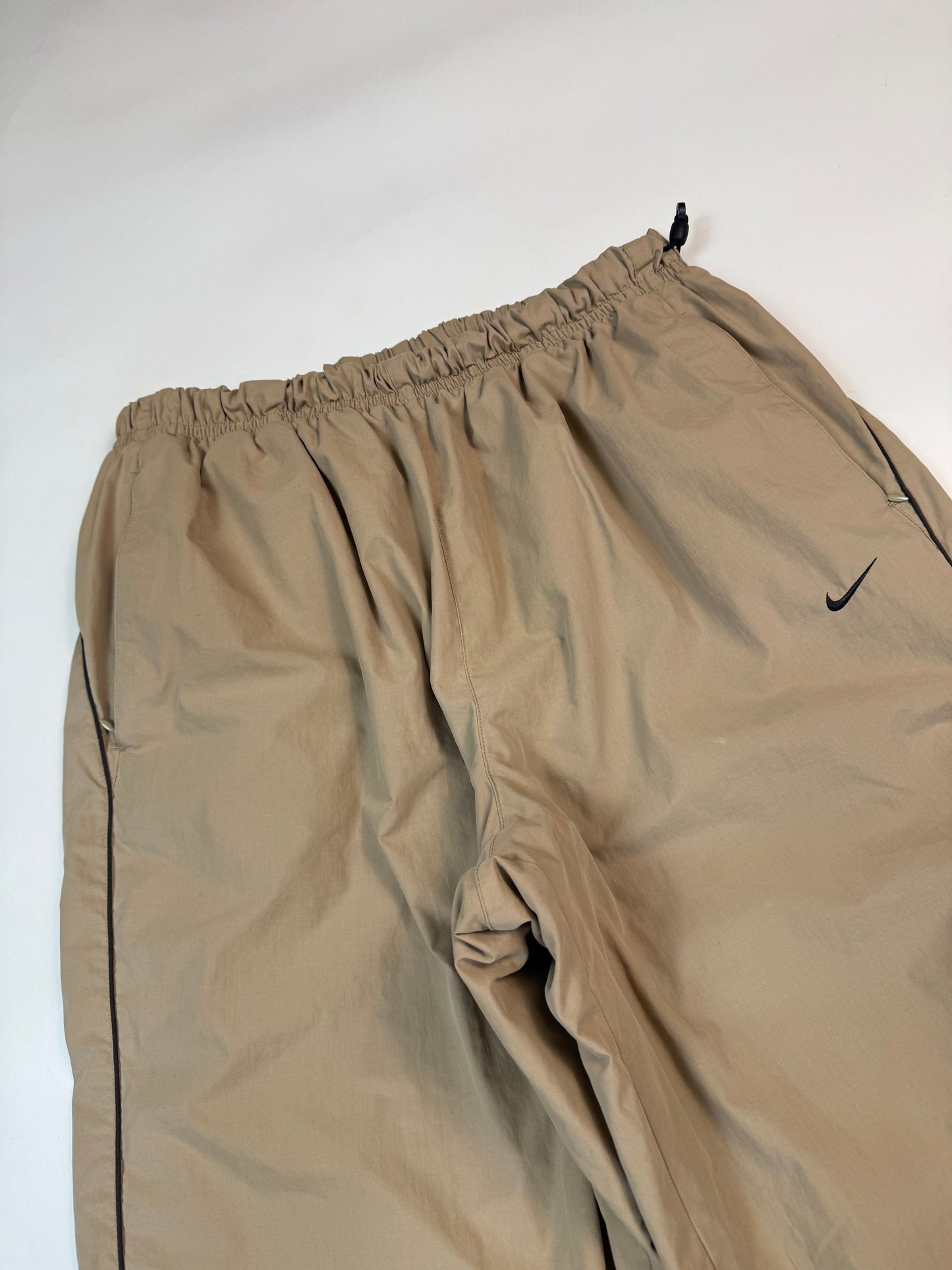 Vintage 90s Nike mini swoosh baggy track pants (XL)