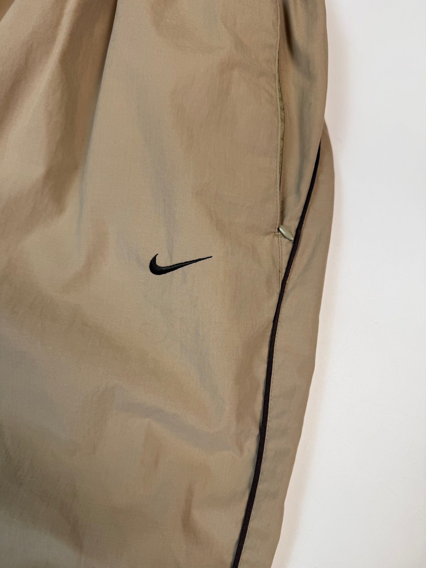 Vintage 90s Nike mini swoosh baggy track pants (XL)