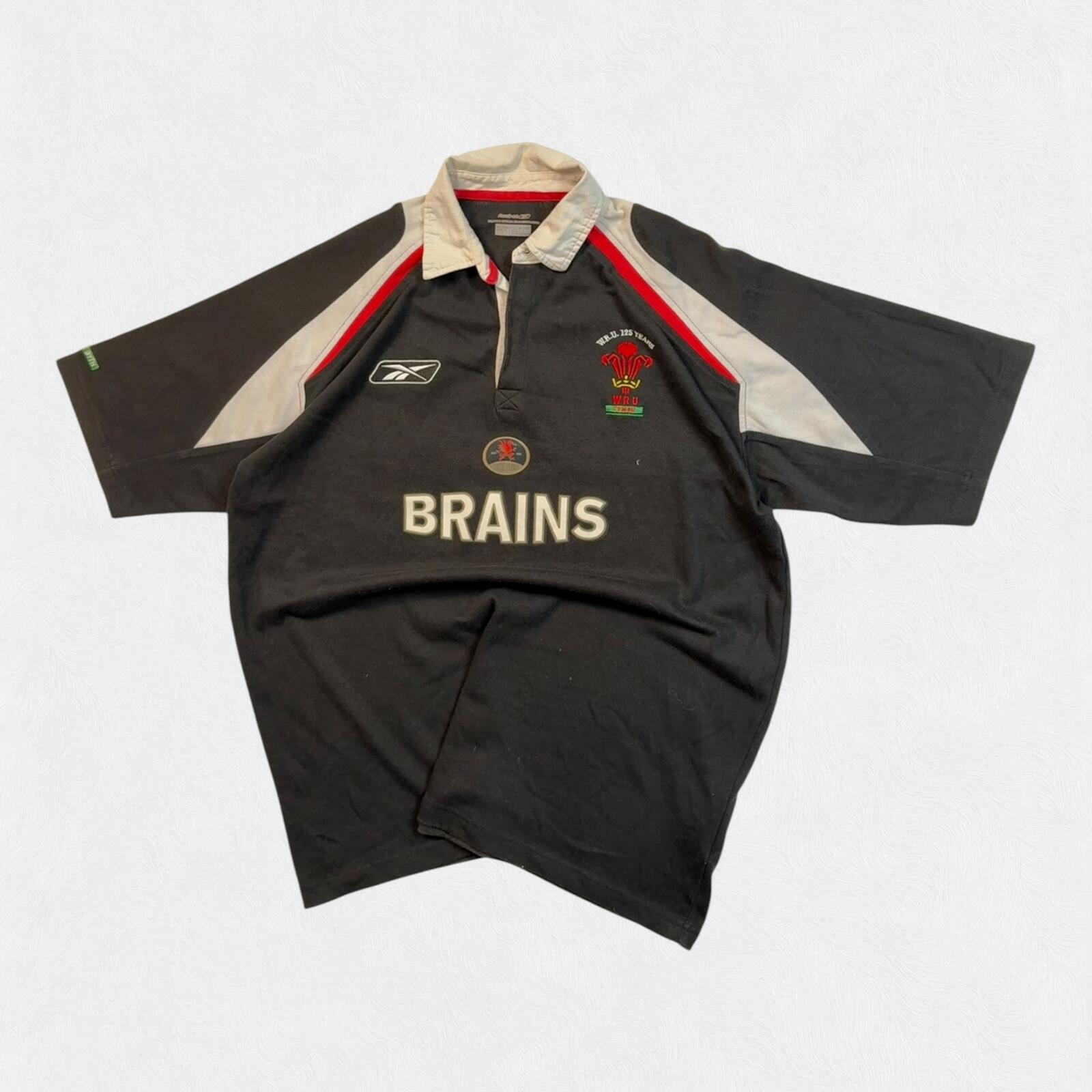 Vintage Wales 2005/06 Reebok anniversary rugby shirt (L)