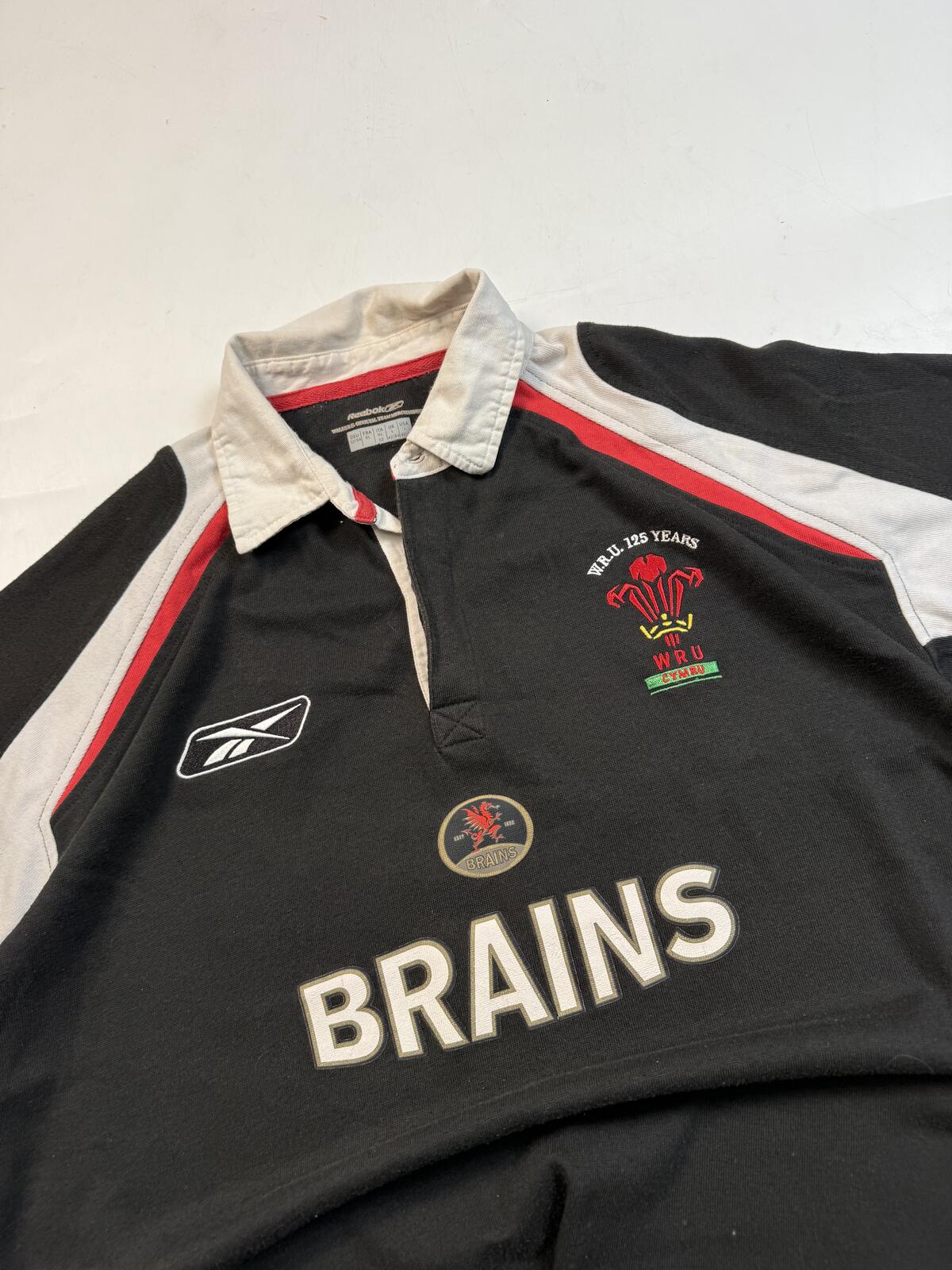 Vintage Wales 2005/06 Reebok anniversary rugby shirt (L)