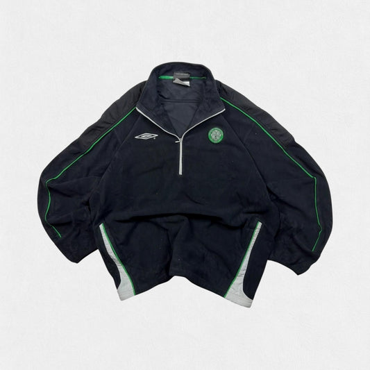 Vintage Celtic 2004/05 Umbro 1/4 zip fleece (XXL)