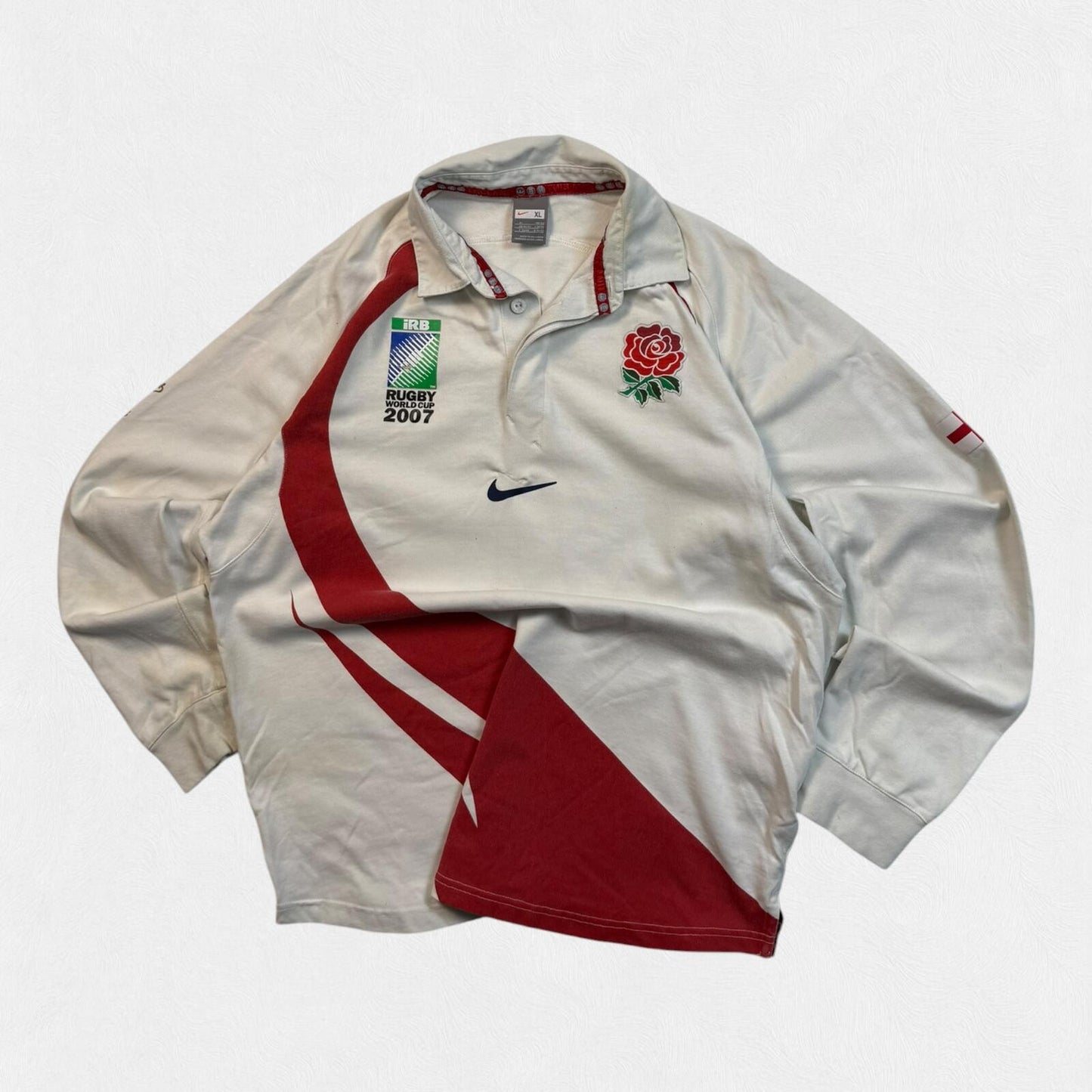 Vintage England 2007 world cup Nike rugby shirt (XL)
