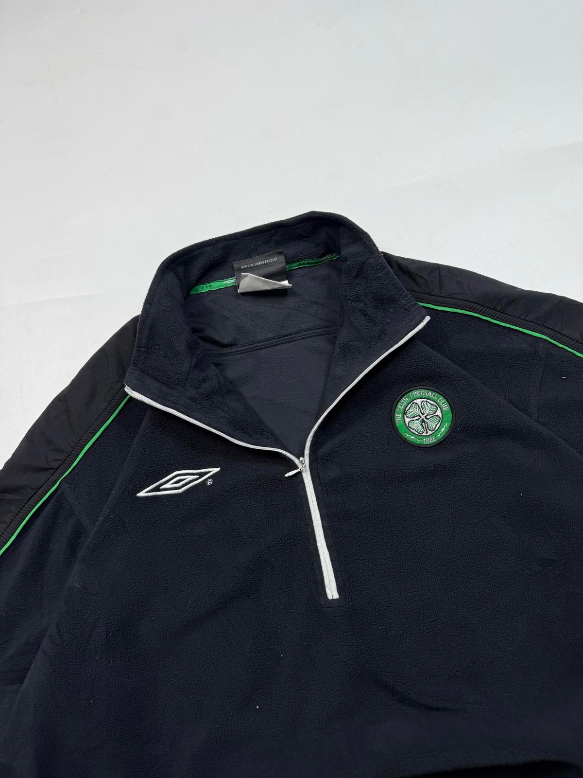 Vintage Celtic 2004/05 Umbro 1/4 zip fleece (XXL)