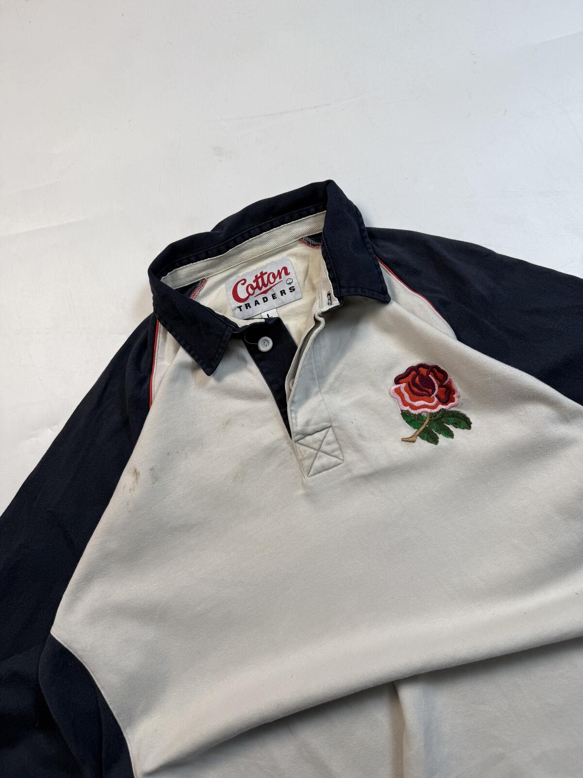 Vintage England 1995/96 Cotton Traders rugby shirt (L)