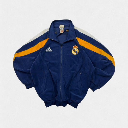 Vintage Real Madrid 1998/99 Adidas velour track top (M)