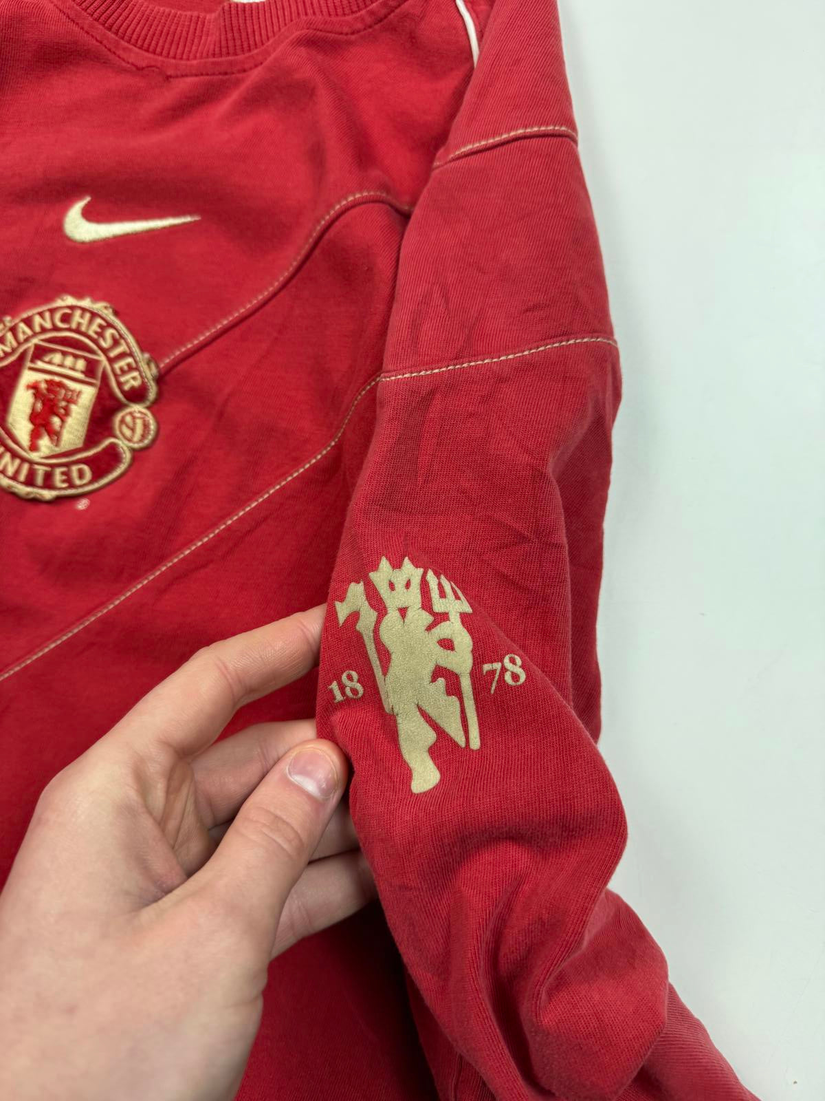 Vintage 2000s Manchester United long sleeve tee (M)