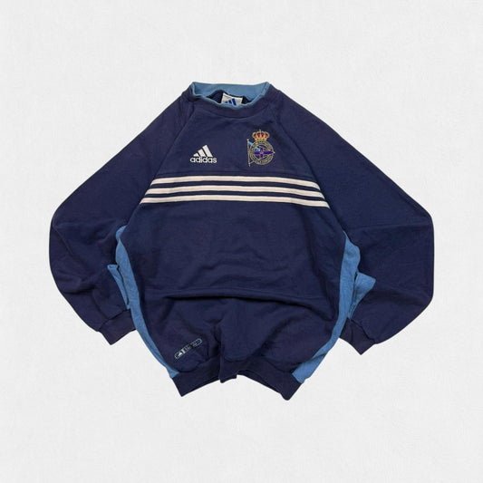 Vintage Deportivo La Coruna 1998-00 Adidas football sweatshirt (S)