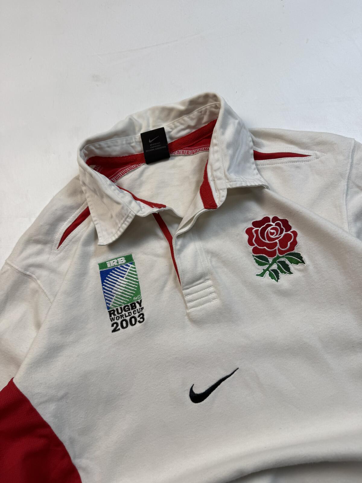 Vintage England 2003 world cup Nike rugby shirt (L)