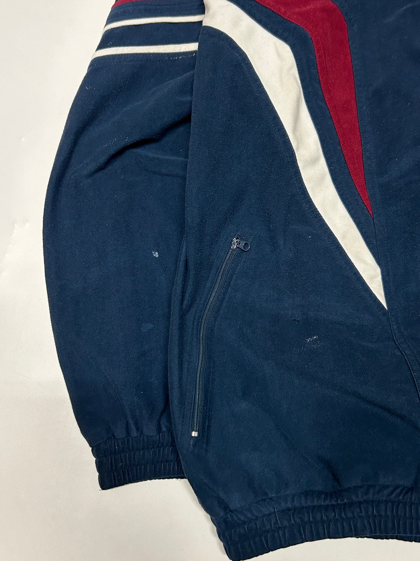 Vintage 90s Umbro velour track jacket (XL)