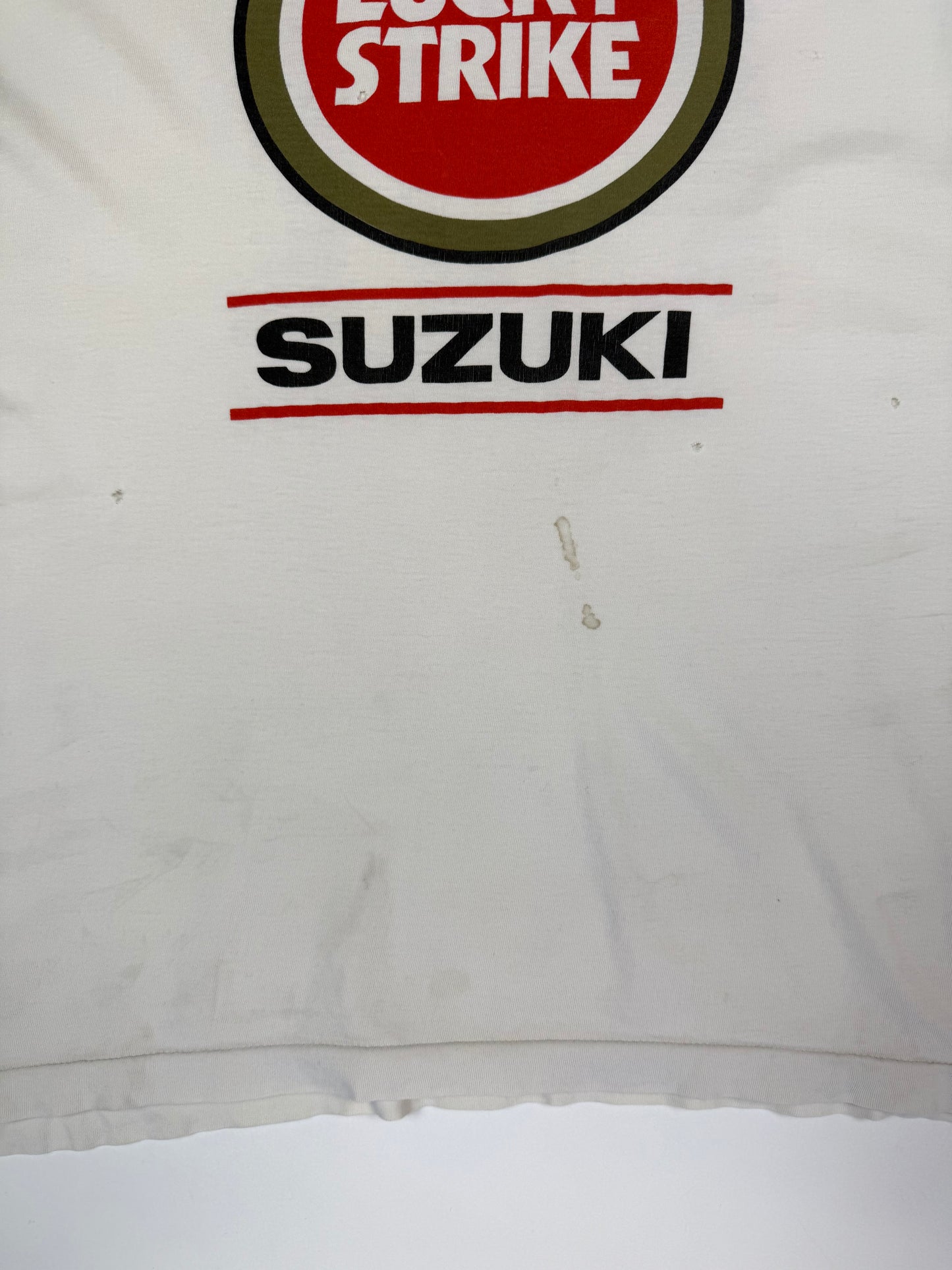 Vintage 90s Lucky strike team Suzuki graphic tee (L)