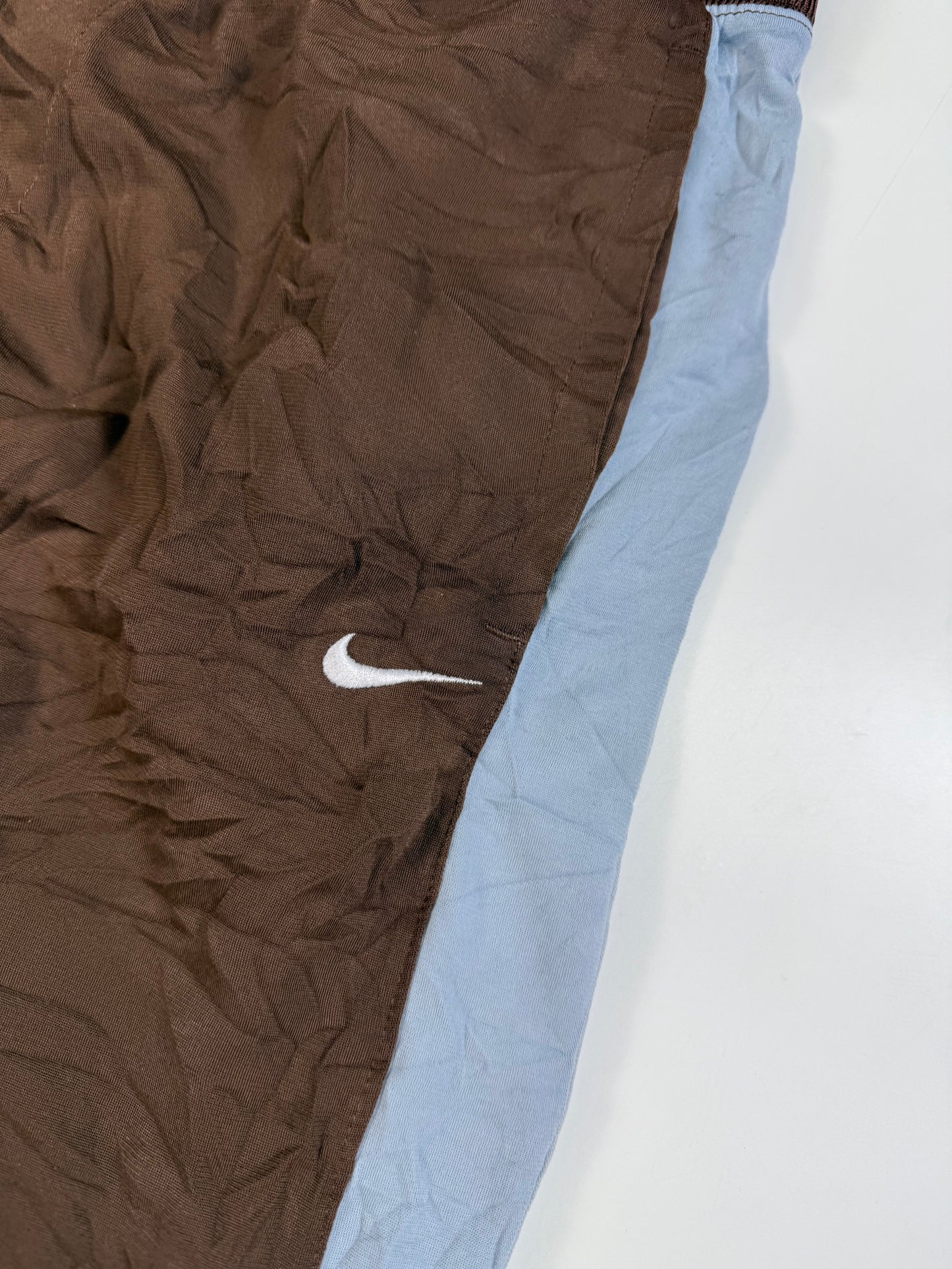 Vintage Nike baggy side stripe track pants (S)