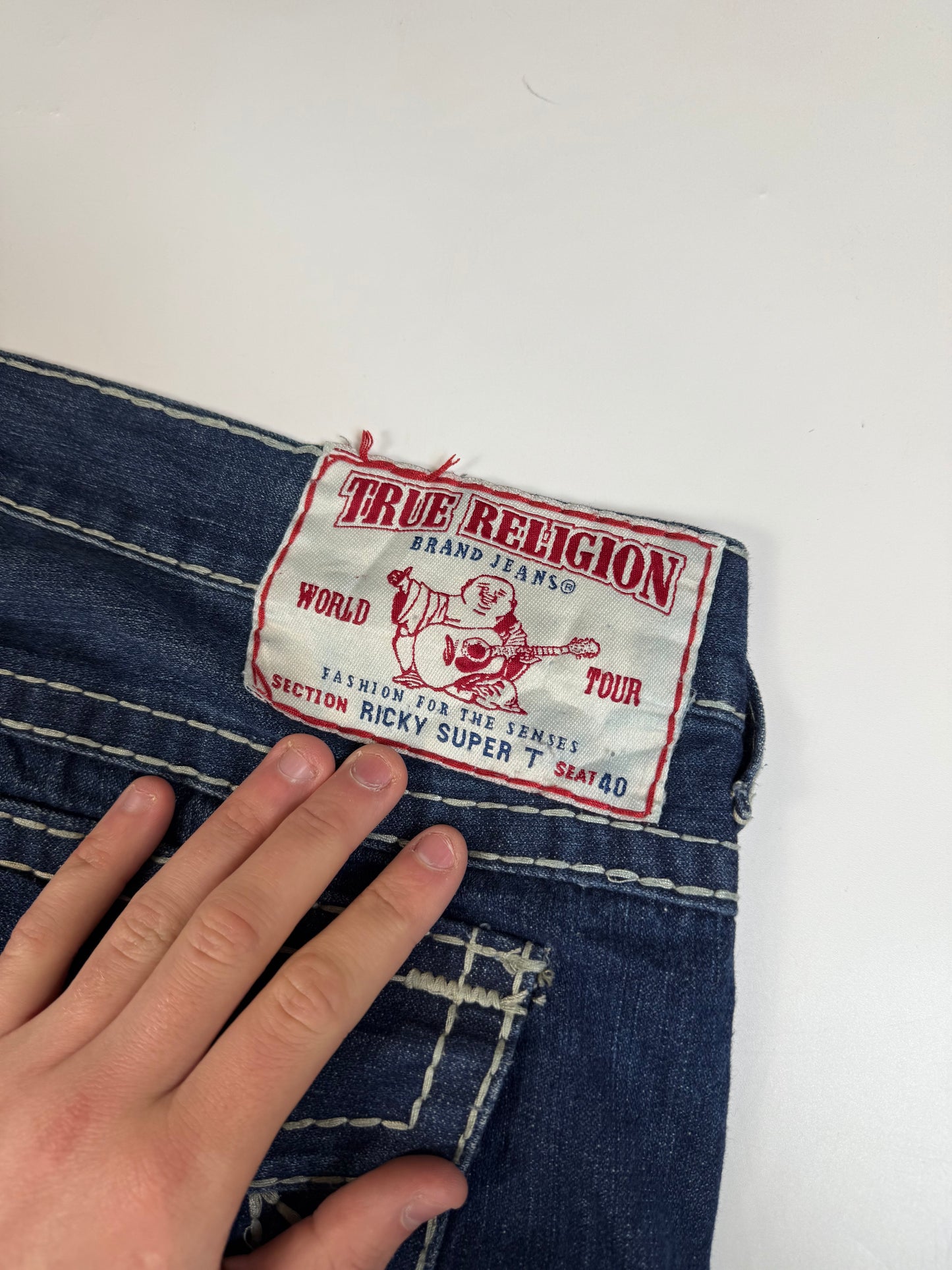 True Religion ricky baggy Jeans (W40)