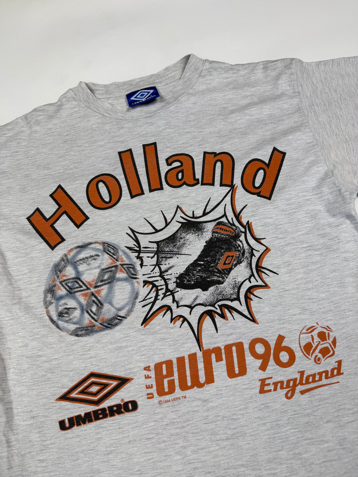 Vintage Holland Euro 1996 Umbro graphic tee (M)