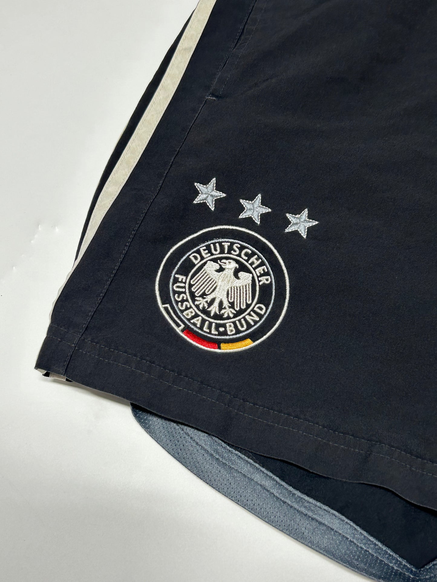 Vintage Germany 2003 adidas football shorts (L)