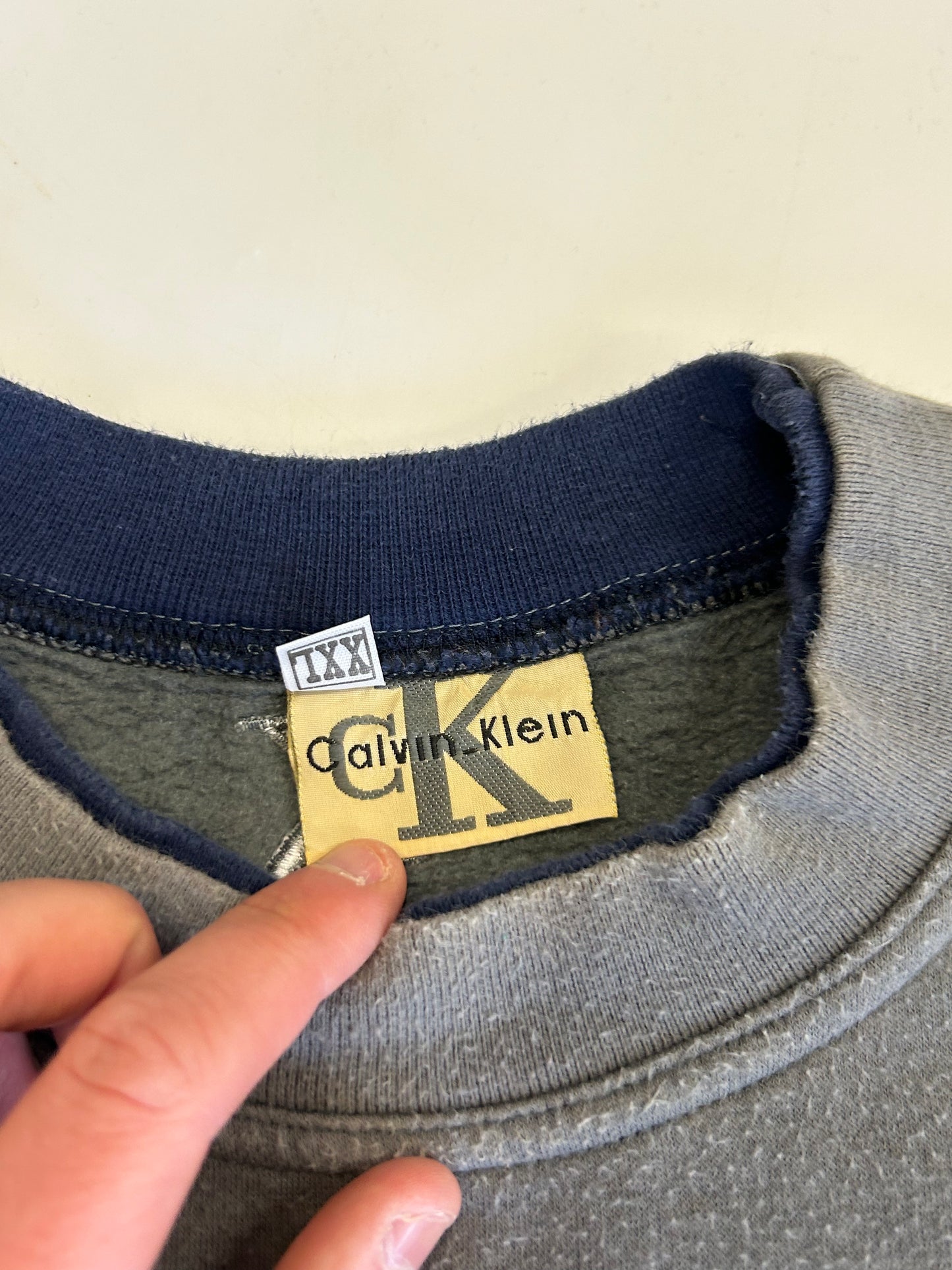 Vintage Calvin Klein Jeans spell out sweatshirt (XXL)