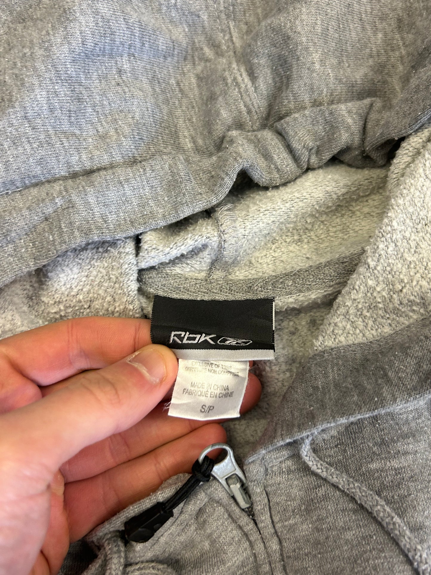 Vintage Reebok full zip hoodie (S)