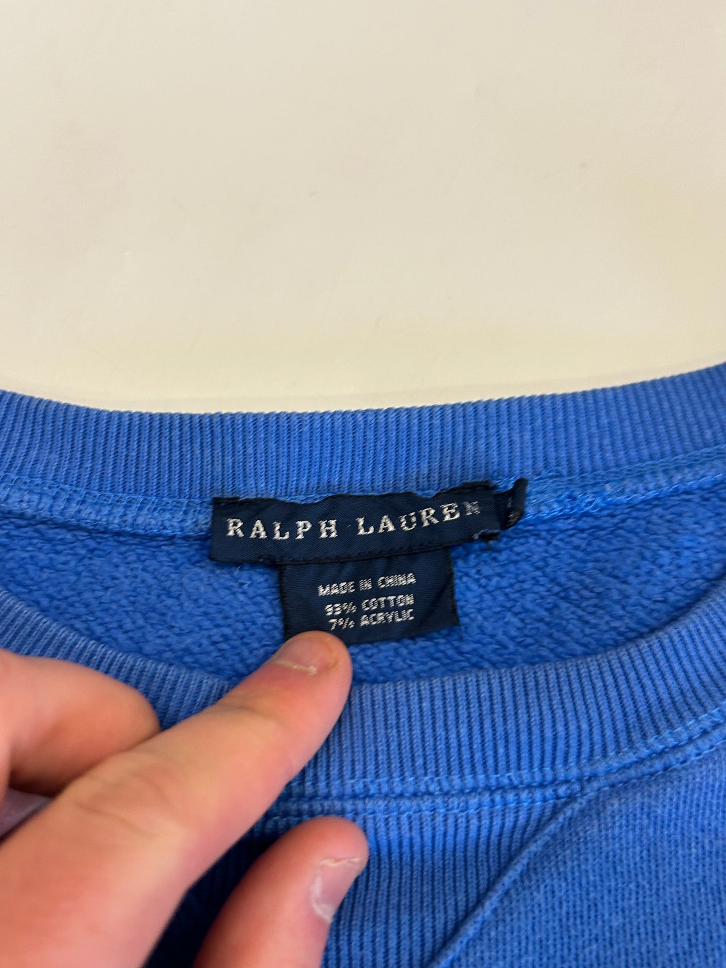 Ralph Lauren small logo sweatshirt (L)