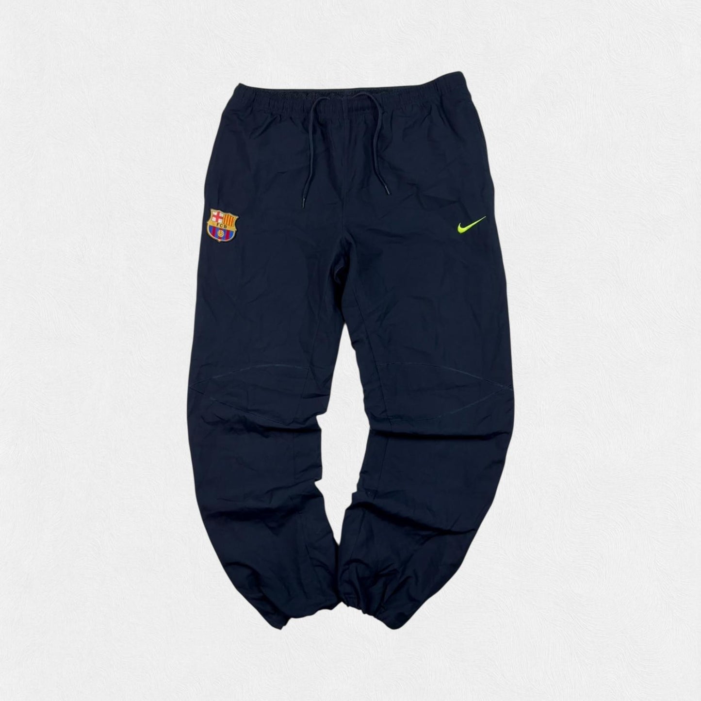 Vintage Barcelona 2007/08 Nike baggy track pants (M)