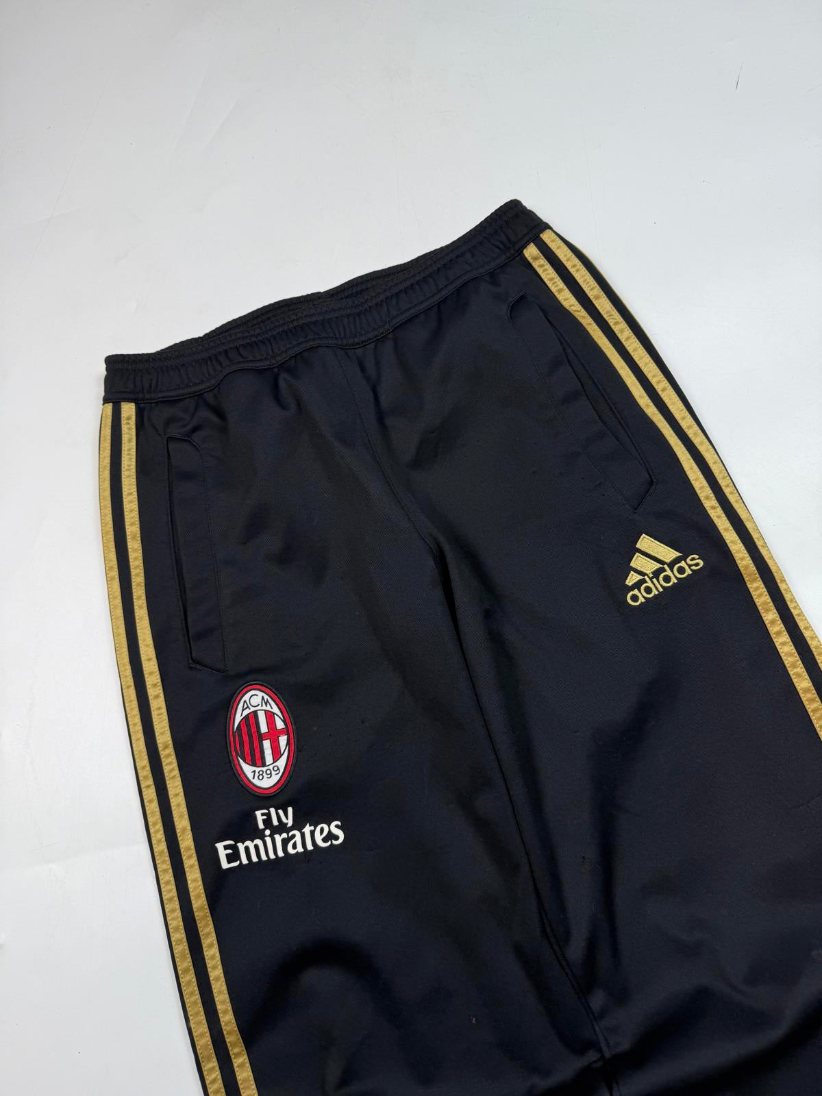 AC Milan adidas football baggy track pants (S)