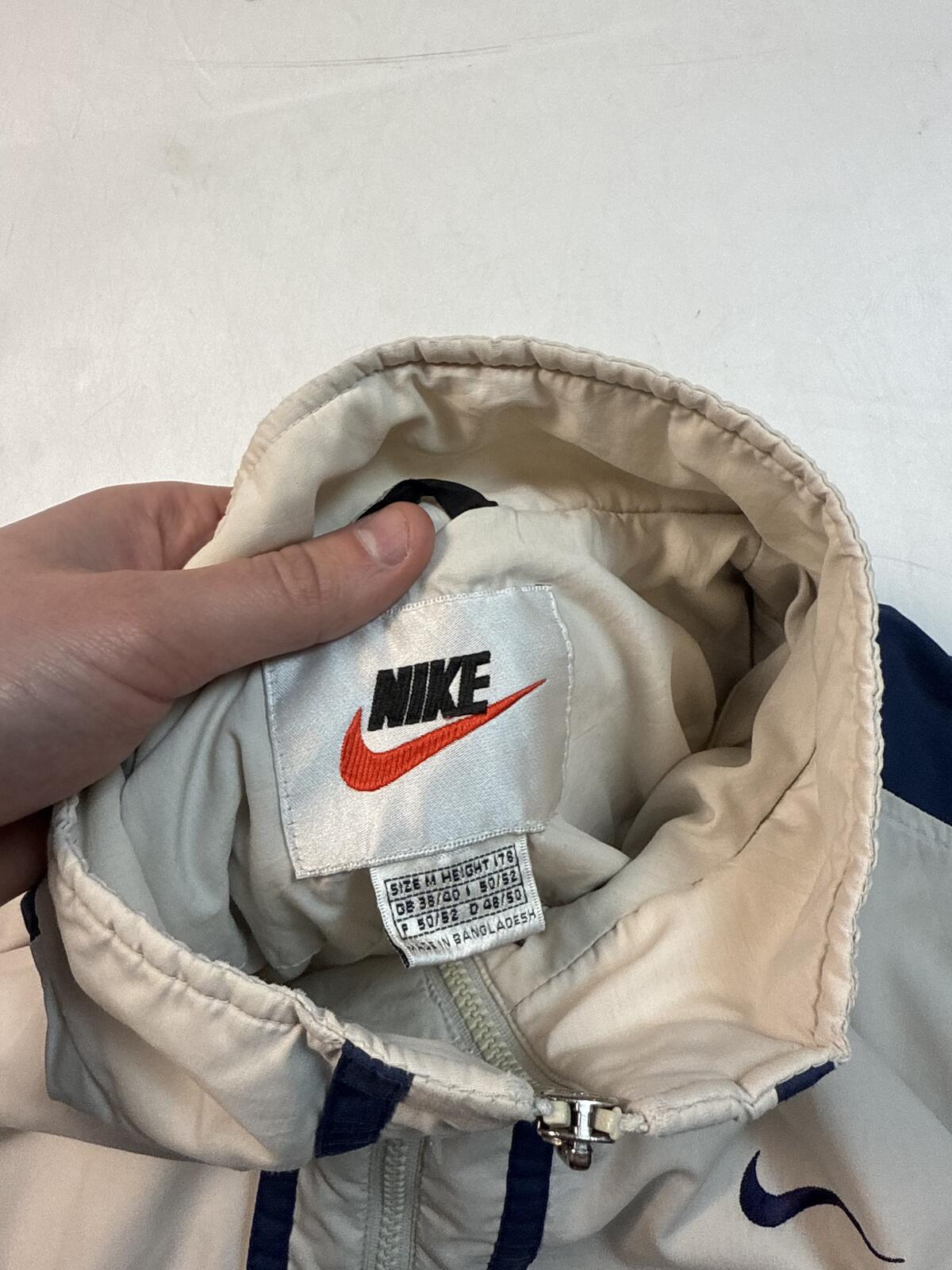 Vintage 90s Nike colour block track jacket (M)