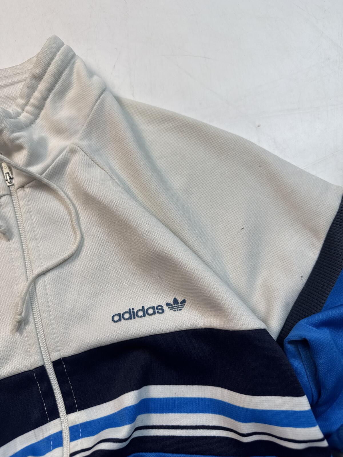Vintage 70s adidas originals colour block track top (S)