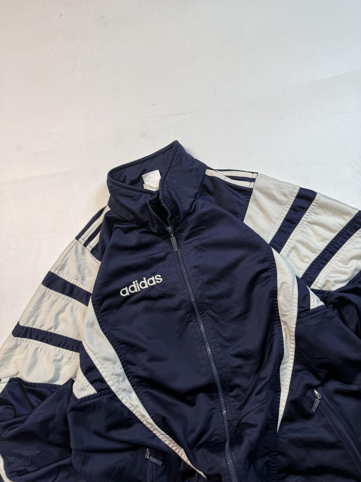 Vintage 90s adidas originals colour block track top (L)