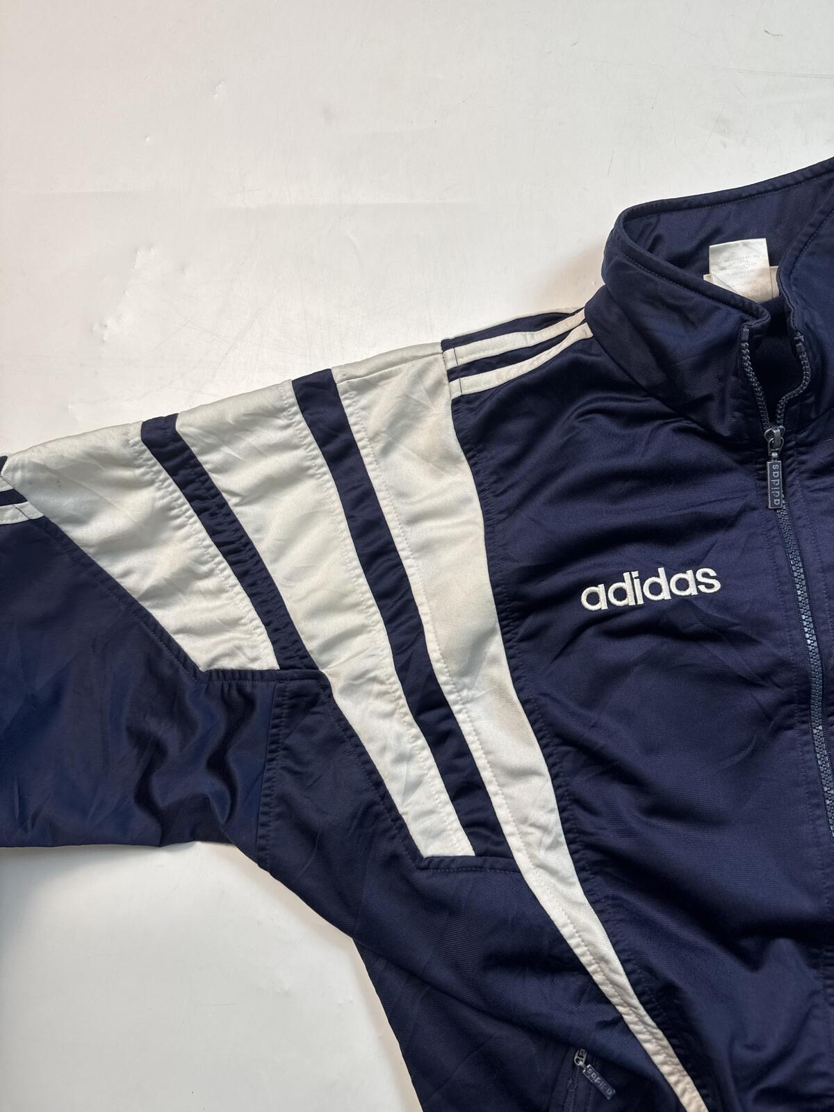 Vintage 90s adidas originals colour block track top (L)