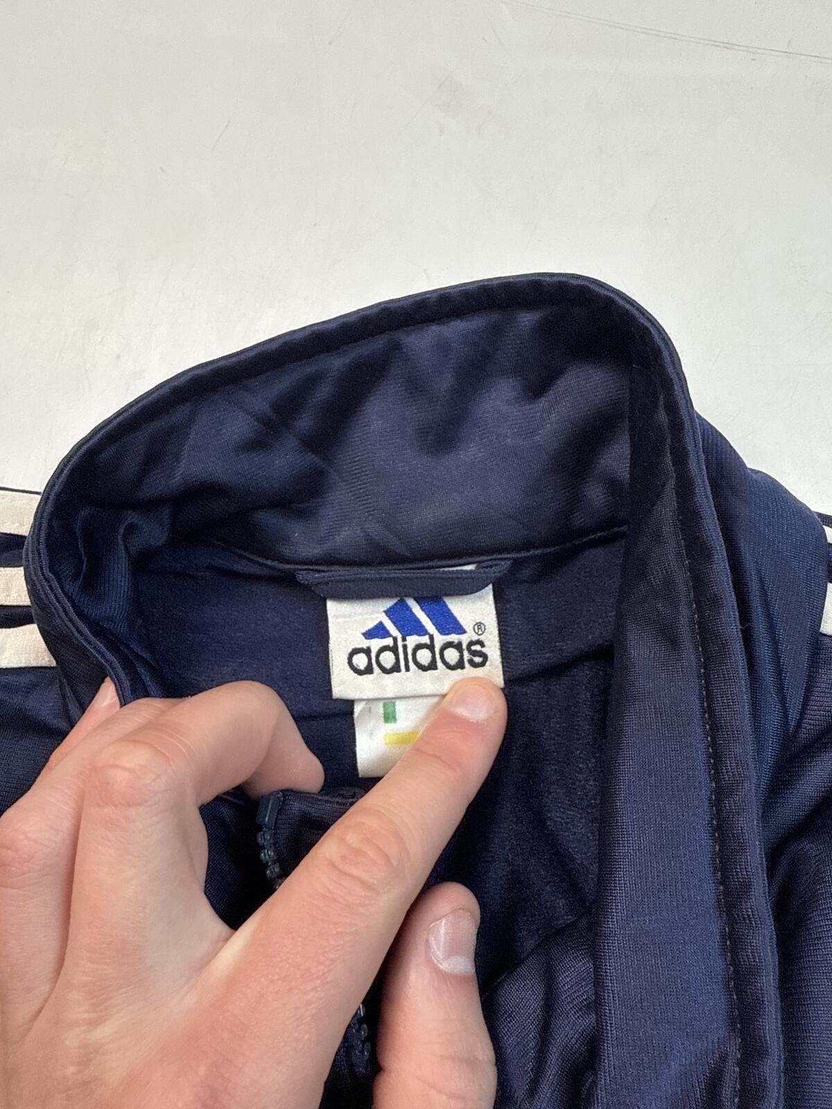 Vintage 90s adidas originals colour block track top (L)