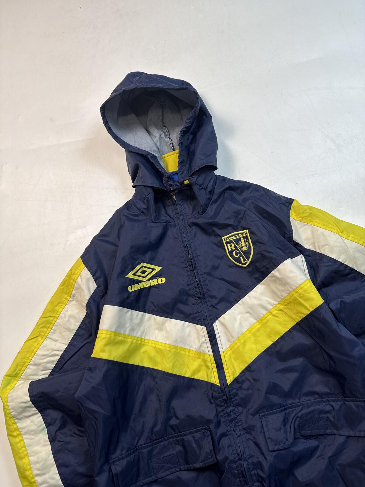 Vintage 90s RC Lens Track Umbro football bench coat (S)
